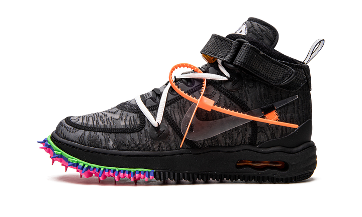 OFF-WHITE X NIKE AIR FORCE 1 MID BLACK