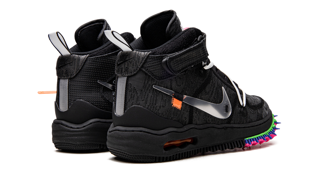 OFF-WHITE X NIKE AIR FORCE 1 MID BLACK