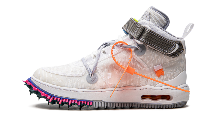 OFF-WHITE X NIKE AIR FORCE 1 MID WHITE