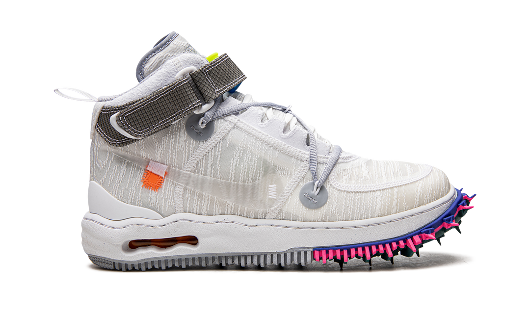 OFF-WHITE X NIKE AIR FORCE 1 MID WHITE