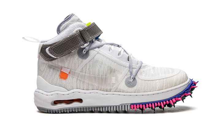 OFF-WHITE X NIKE AIR FORCE 1 MID WHITE