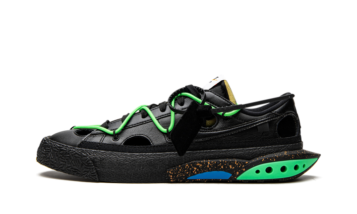 OFF-WHITE X NIKE BLAZER LOW BLACK GREEN