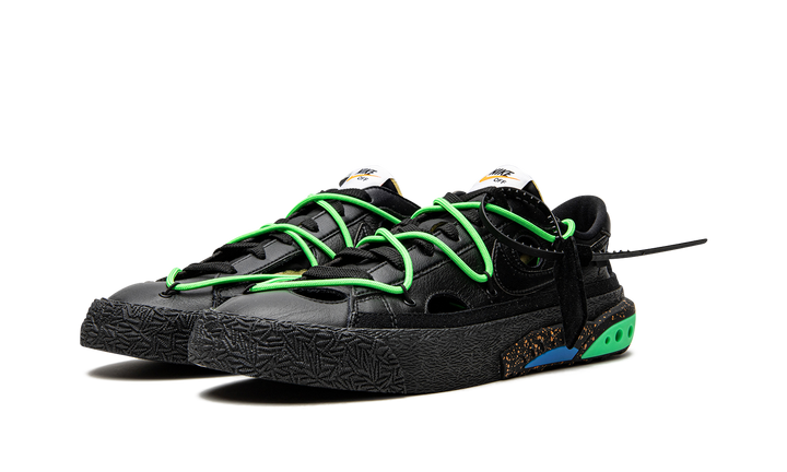 OFF-WHITE X NIKE BLAZER LOW BLACK GREEN
