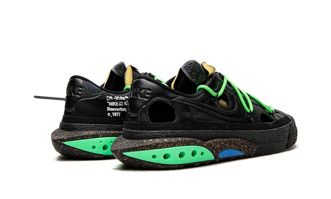 OFF-WHITE X NIKE BLAZER LOW BLACK GREEN