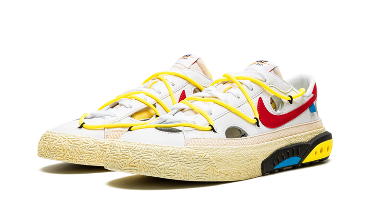 OFF-WHITE X NIKE BLAZER LOW WHITE UNIVERSITY RED