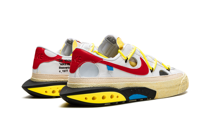 OFF-WHITE X NIKE BLAZER LOW WHITE UNIVERSITY RED
