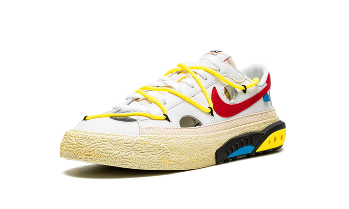 OFF-WHITE X NIKE BLAZER LOW WHITE UNIVERSITY RED