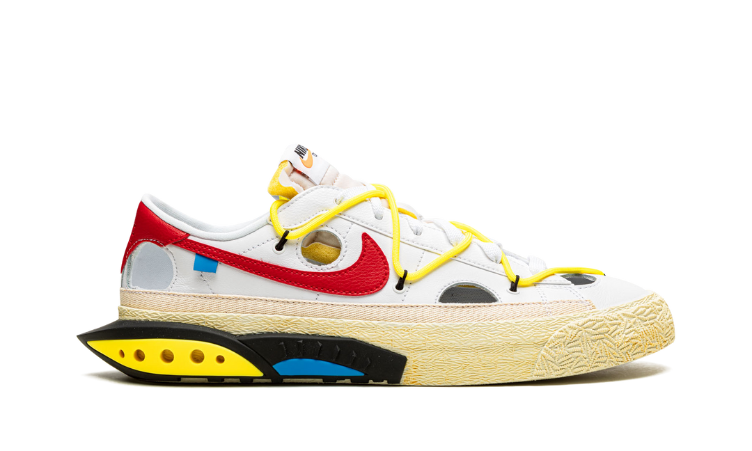 OFF-WHITE X NIKE BLAZER LOW WHITE UNIVERSITY RED