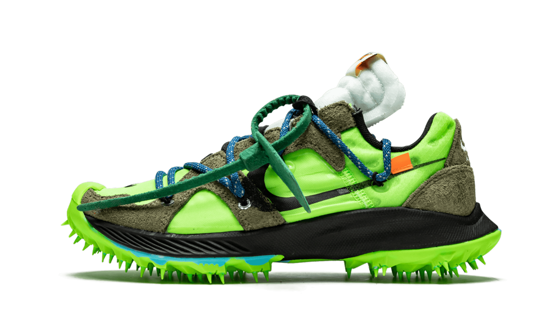OFF-WHITE X NIKE ZOOM TERRA KIGER 5 ELECTRIC GREEN