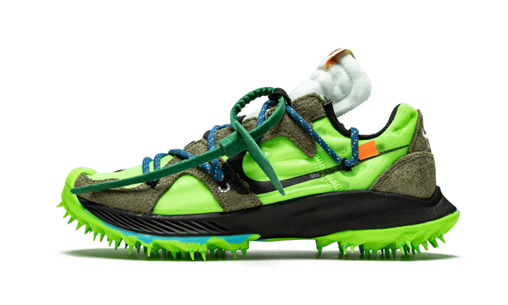 OFF-WHITE X NIKE ZOOM TERRA KIGER 5 ELECTRIC GREEN