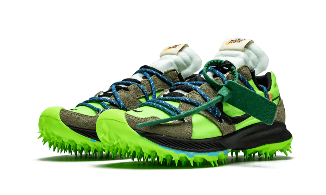 OFF-WHITE X NIKE ZOOM TERRA KIGER 5 ELECTRIC GREEN