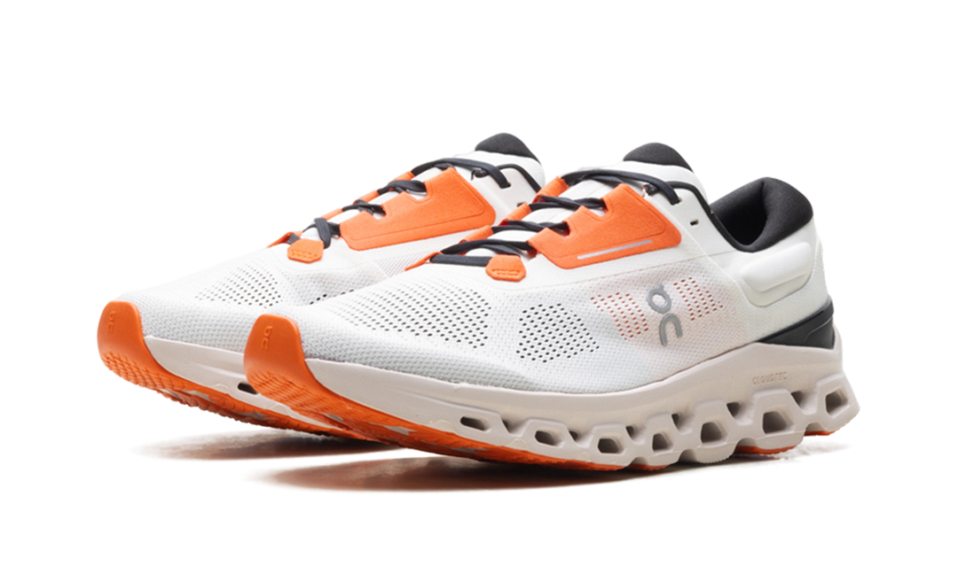 ON CLOUDSTRATUS 3 UNDYED WHITE SAND ORANGE WOMENS