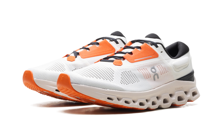 ON CLOUDSTRATUS 3 UNDYED WHITE SAND ORANGE WOMENS