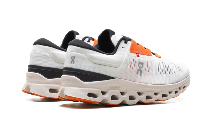 ON CLOUDSTRATUS 3 UNDYED WHITE SAND ORANGE WOMENS