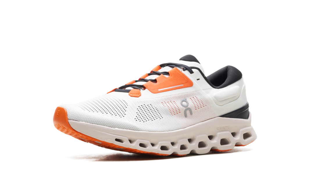 ON CLOUDSTRATUS 3 UNDYED WHITE SAND ORANGE WOMENS