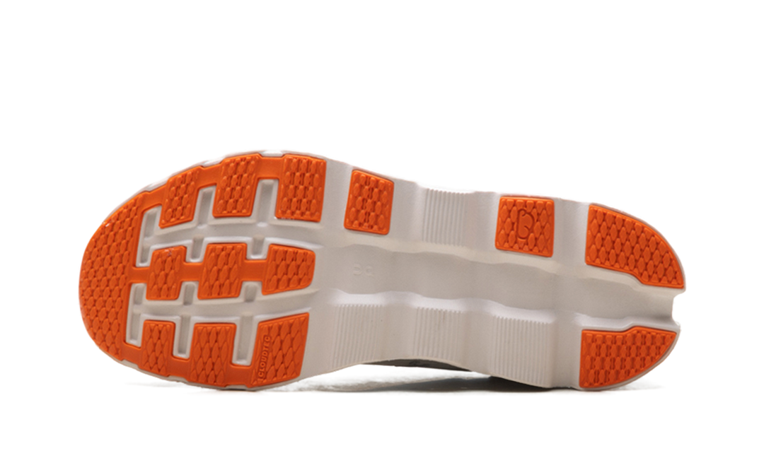 ON CLOUDSTRATUS 3 UNDYED WHITE SAND ORANGE WOMENS