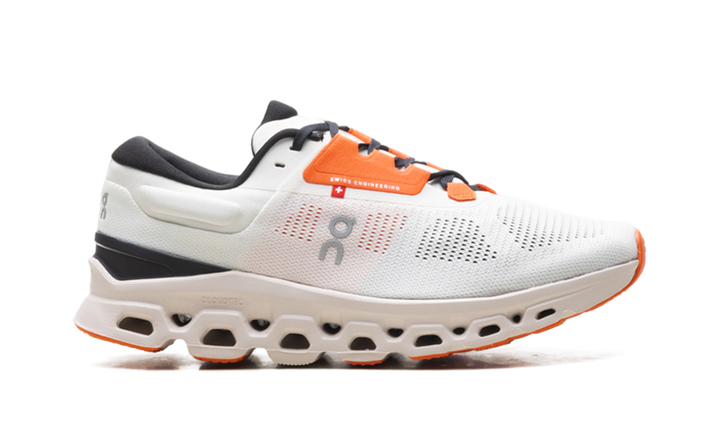 ON CLOUDSTRATUS 3 UNDYED WHITE SAND ORANGE WOMENS