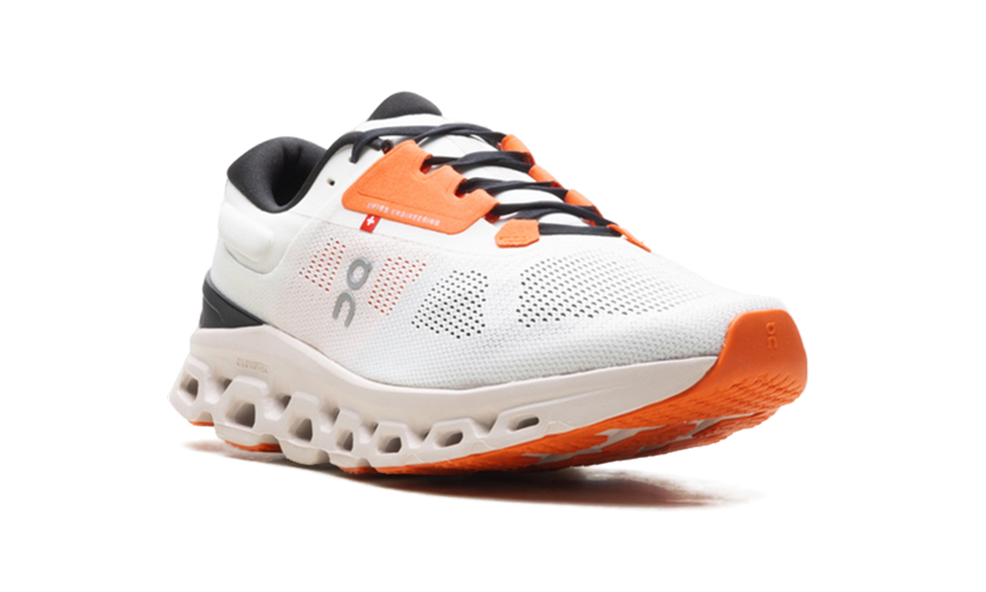 ON CLOUDSTRATUS 3 UNDYED WHITE SAND ORANGE WOMENS