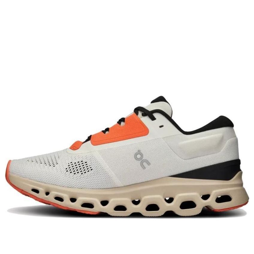 ON CLOUDSTRATUS 3 UNDYED WHITE SAND ORANGE WOMENS