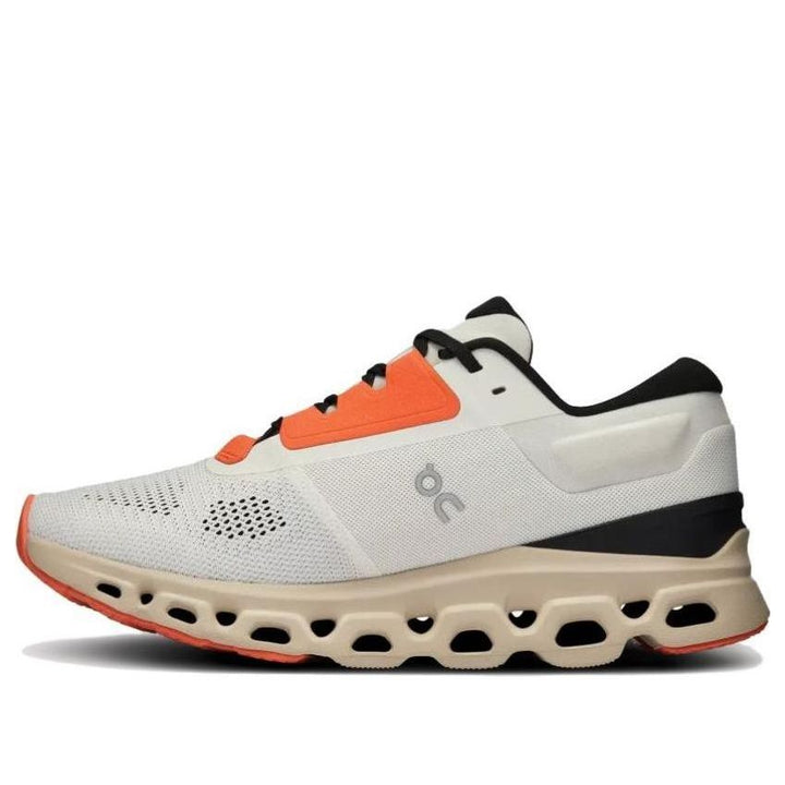 ON CLOUDSTRATUS 3 UNDYED WHITE SAND ORANGE WOMENS