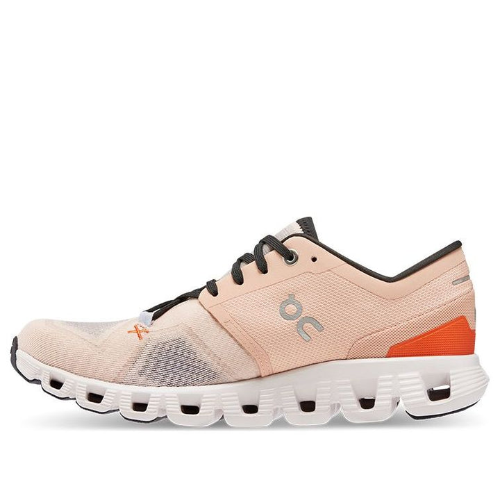 ON RUNNING CLOUD X 3 ROSE SAND WOMENS