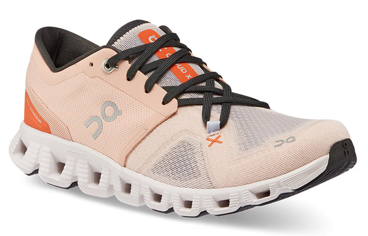 ON RUNNING CLOUD X 3 ROSE SAND WOMENS