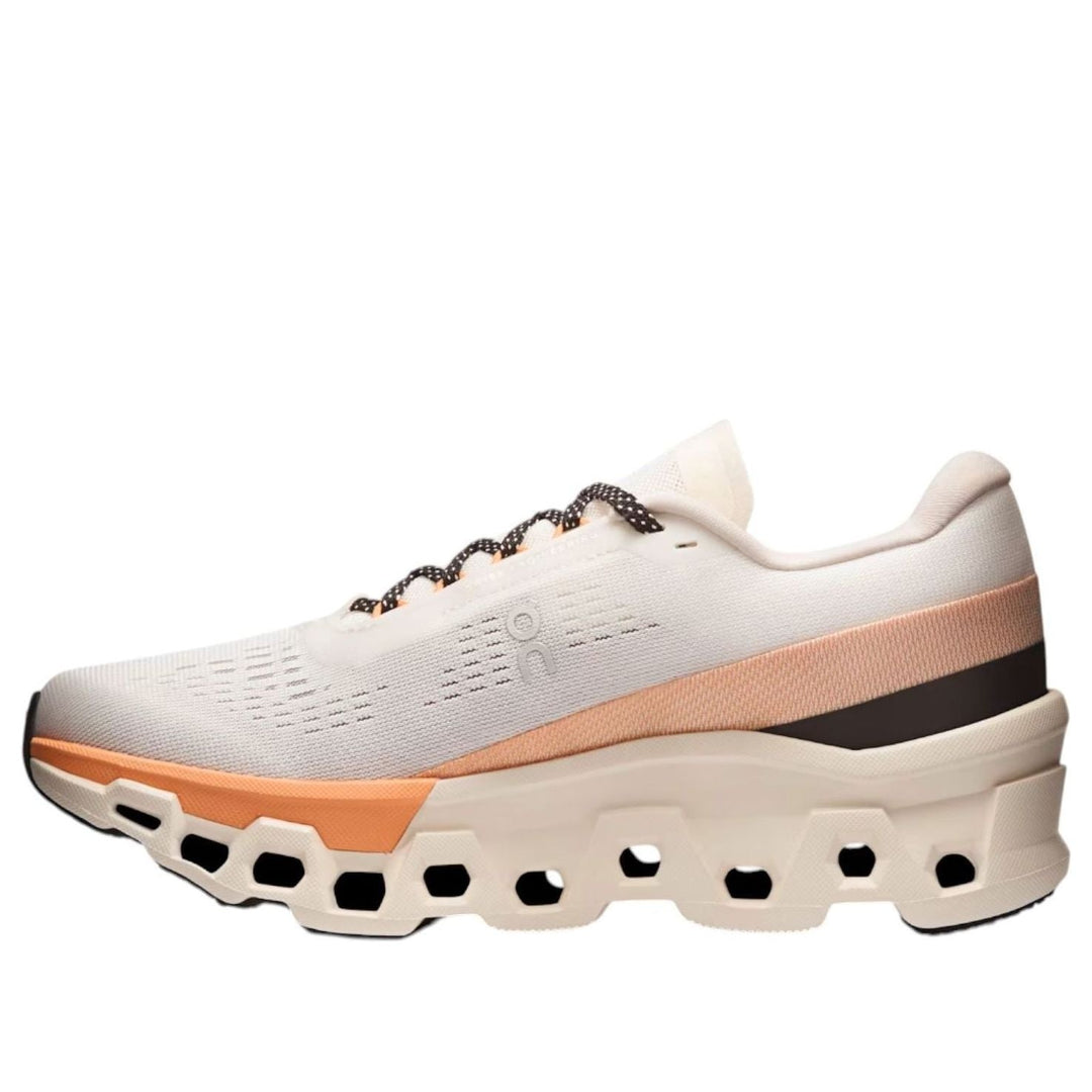 ON RUNNING CLOUDMONSTER 2 IVORY TANGERINE WOMENS