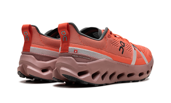 ON RUNNING CLOUDSURFER TRAIL FLAME DUSTROSE