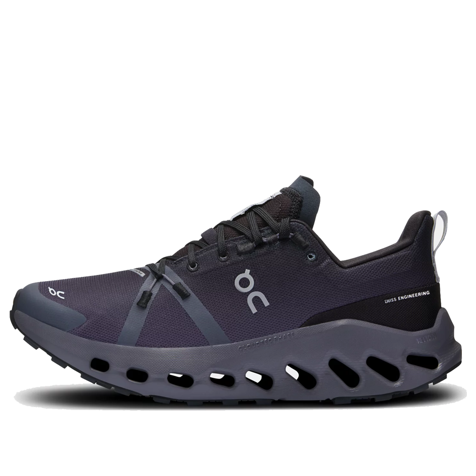 ON RUNNING CLOUDSURFER TRAIL WATERPROOF BLACK ECLIPSE WOMENS