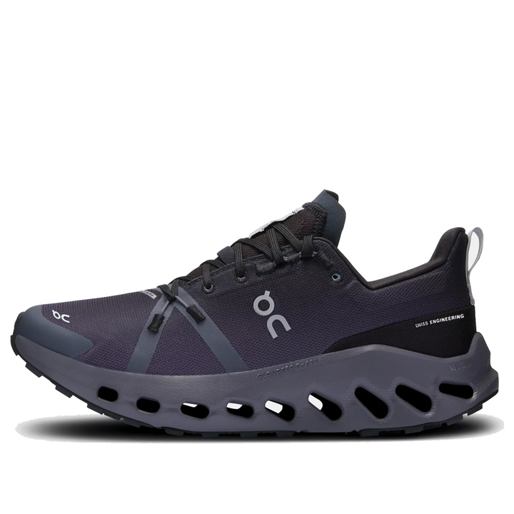 ON RUNNING CLOUDSURFER TRAIL WATERPROOF BLACK ECLIPSE WOMENS