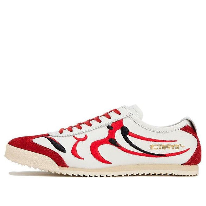 ASICS ONITSUKA TIGER MEXICO 66 DELUXE NM WHITE CLASSIC RED KUMADORI