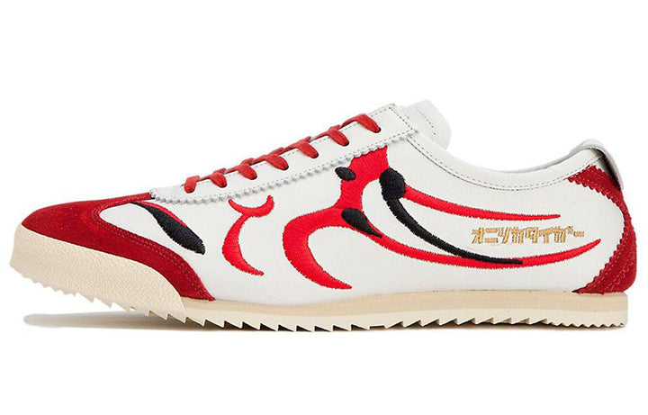 ASICS ONITSUKA TIGER MEXICO 66 DELUXE NM WHITE CLASSIC RED KUMADORI