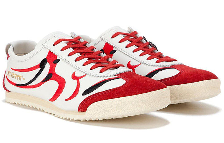 ASICS ONITSUKA TIGER MEXICO 66 DELUXE NM WHITE CLASSIC RED KUMADORI