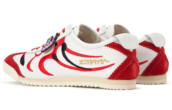 ASICS ONITSUKA TIGER MEXICO 66 DELUXE NM WHITE CLASSIC RED KUMADORI