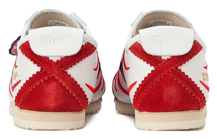 ASICS ONITSUKA TIGER MEXICO 66 DELUXE NM WHITE CLASSIC RED KUMADORI