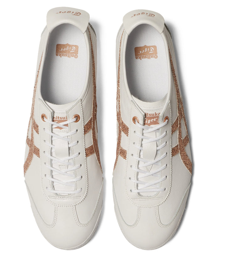 ASICS ONITSUKA TIGER MEXICO 66 SD WHITE ROSE GOLD GLITTER
