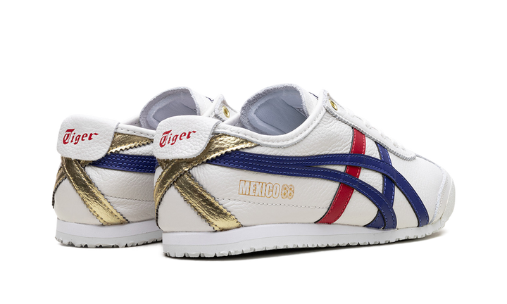 ASICS ONITSUKA TIGER MEXICO 66 WHITE DARK BLUE RED GOLD