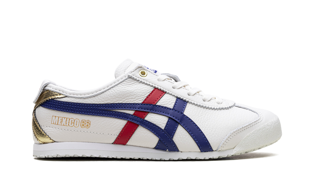 ASICS ONITSUKA TIGER MEXICO 66 WHITE DARK BLUE RED GOLD