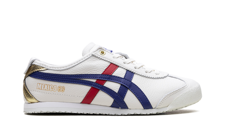ASICS ONITSUKA TIGER MEXICO 66 WHITE DARK BLUE RED GOLD