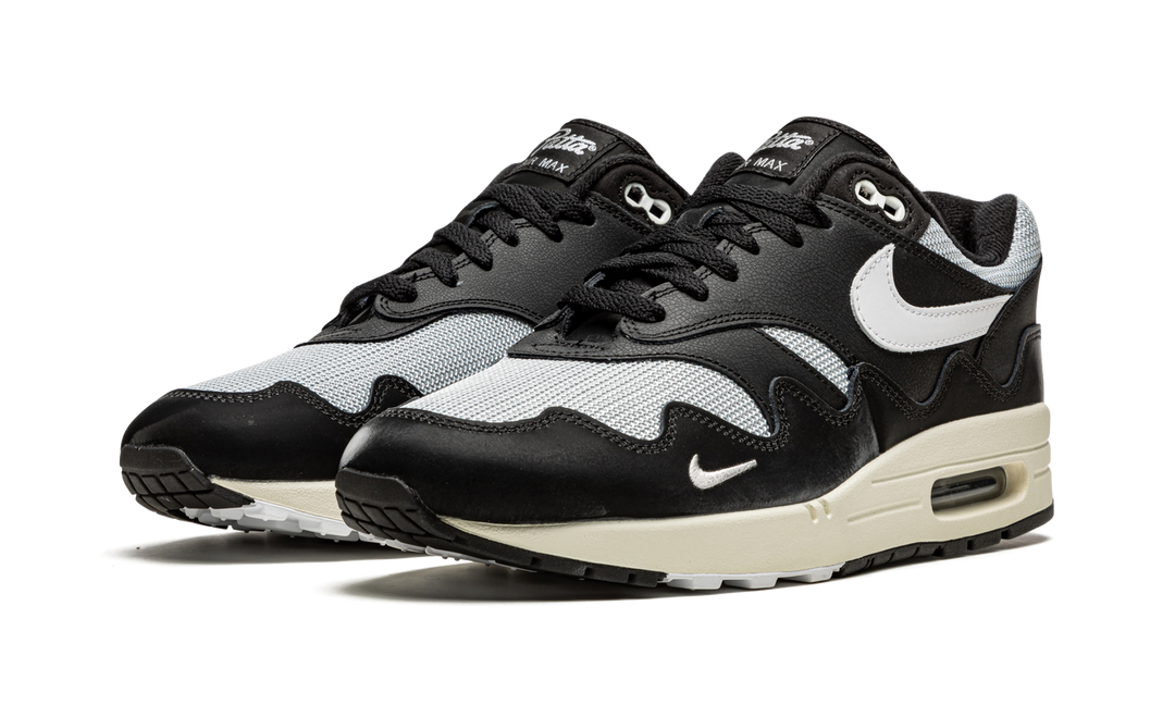 PATTA X NIKE AIR MAX 1 BLACK WHITE (WITHOUT BRACELET)