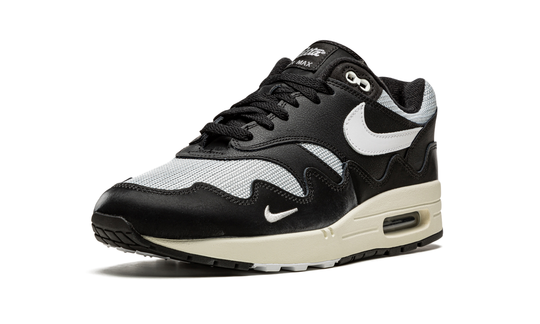 PATTA X NIKE AIR MAX 1 BLACK WHITE (WITHOUT BRACELET)