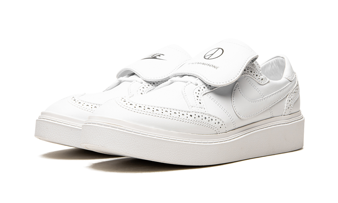 PEACEMINUSONE X NIKE KWONDO 1 TRIPLE WHITE