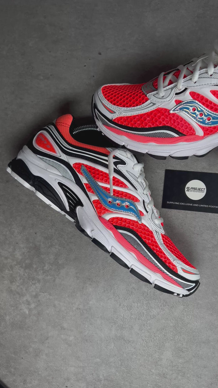 SAUCONY PROGRID OMNI 9 SPEED SHADES SILVER ORANGE