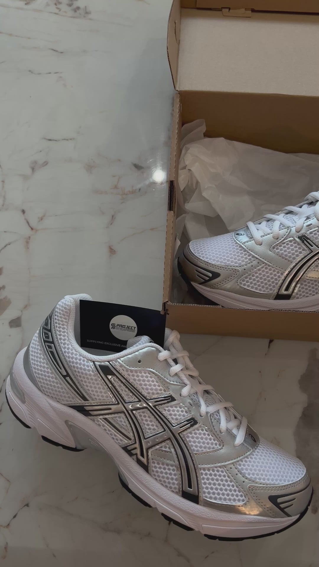 ASICS GEL-1130 White Pure Silver