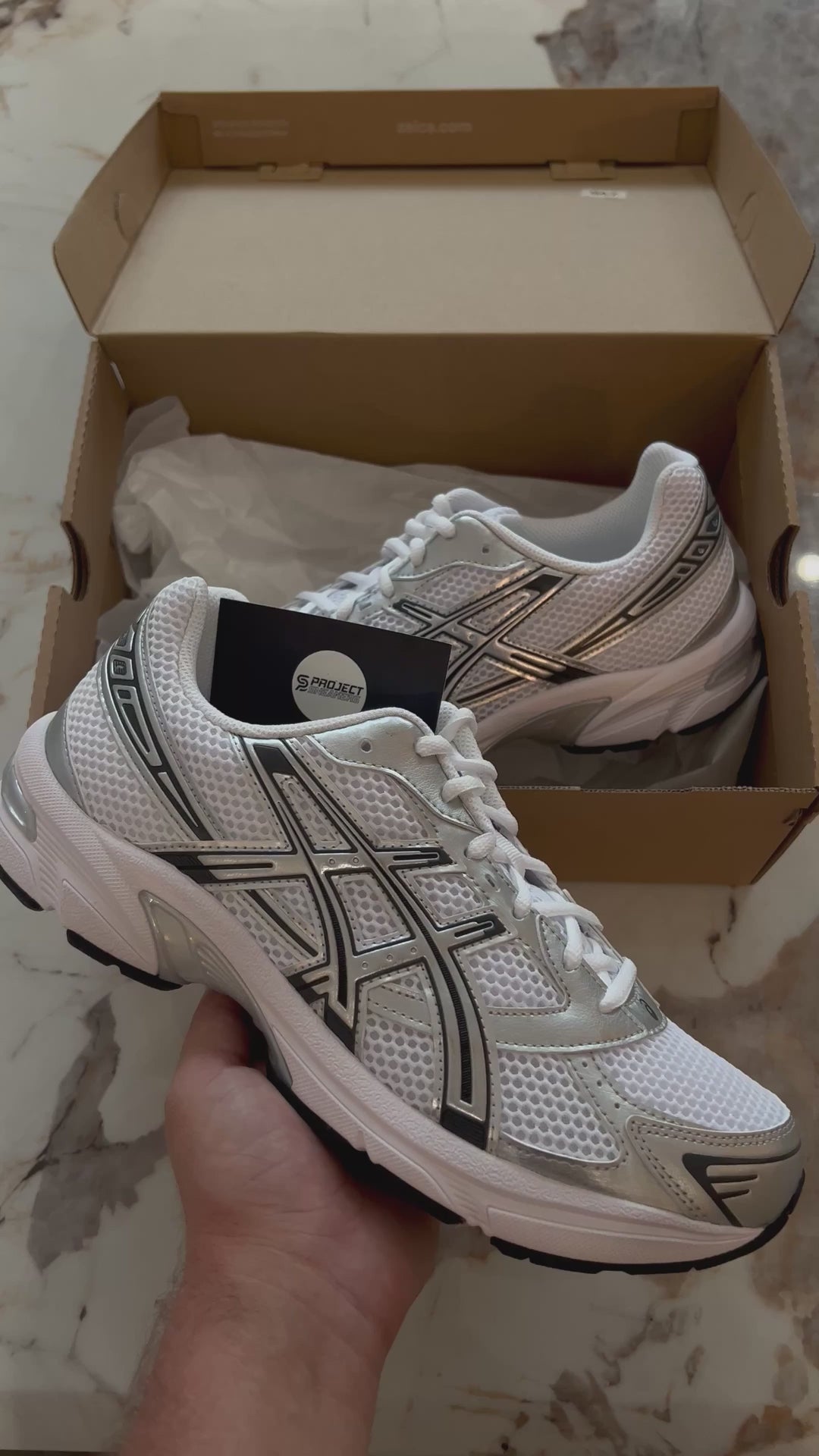 ASICS GEL-1130 White Pure Silver
