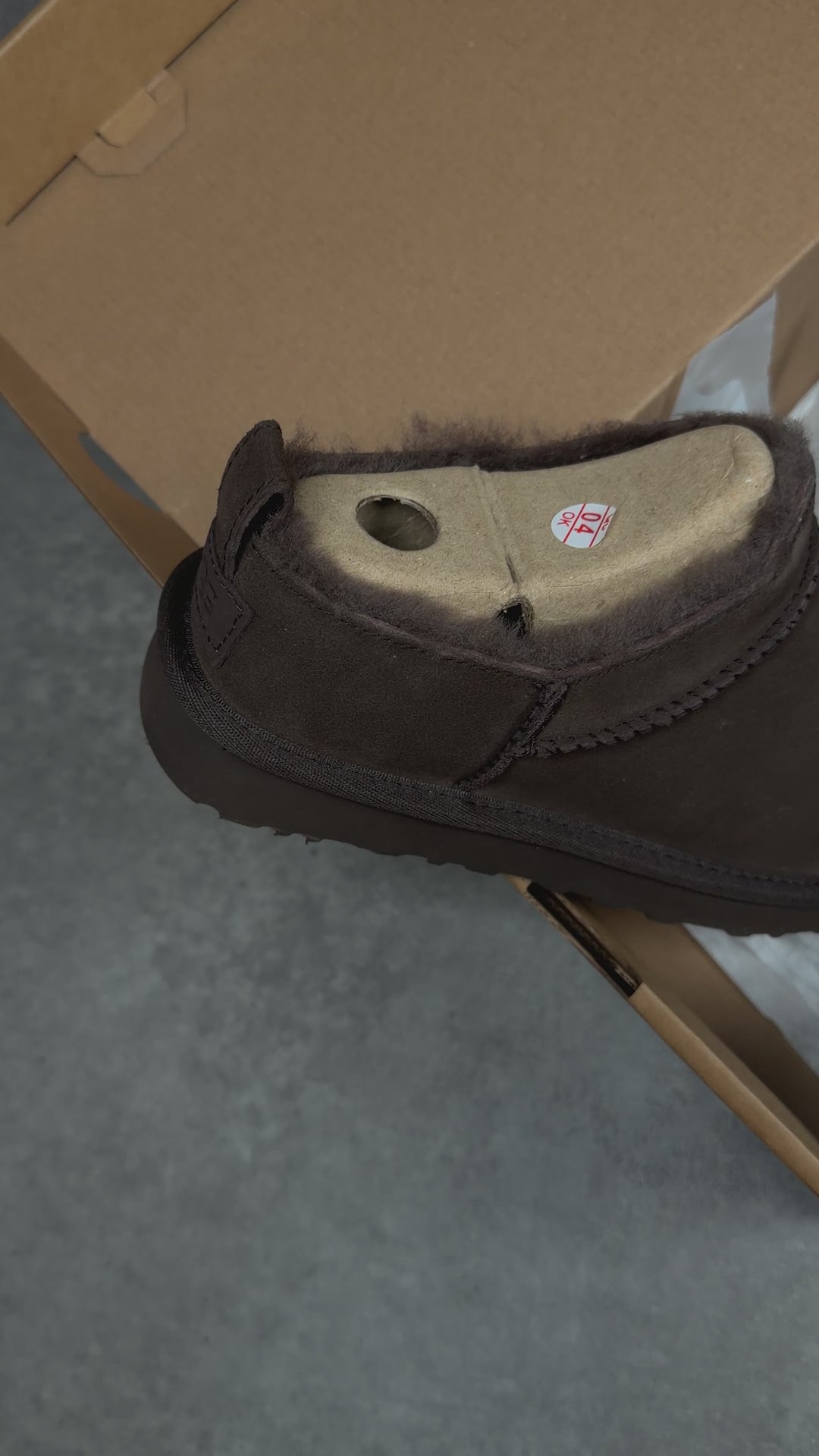 UGG MICRO BOOT WOMEN'S BROWN