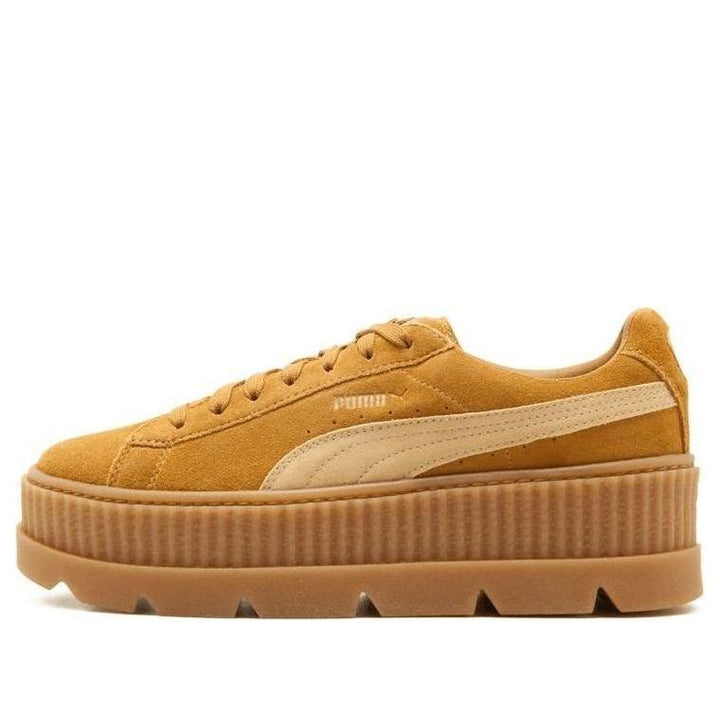 PUMA CLEATED CREEPER RIHANNA FENTY GOLDEN BROWN WOMENS