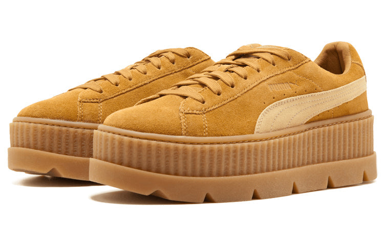 PUMA CLEATED CREEPER RIHANNA FENTY GOLDEN BROWN WOMENS