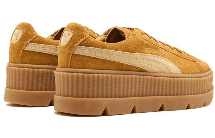 PUMA CLEATED CREEPER RIHANNA FENTY GOLDEN BROWN WOMENS