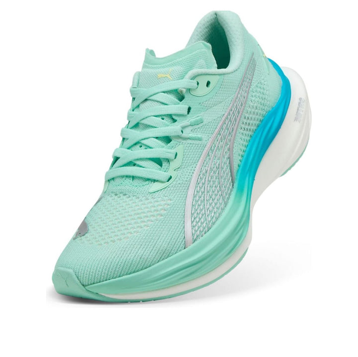 PUMA DEVIATE NITRO 3 MINT MELT SPEED BLUE WOMENS